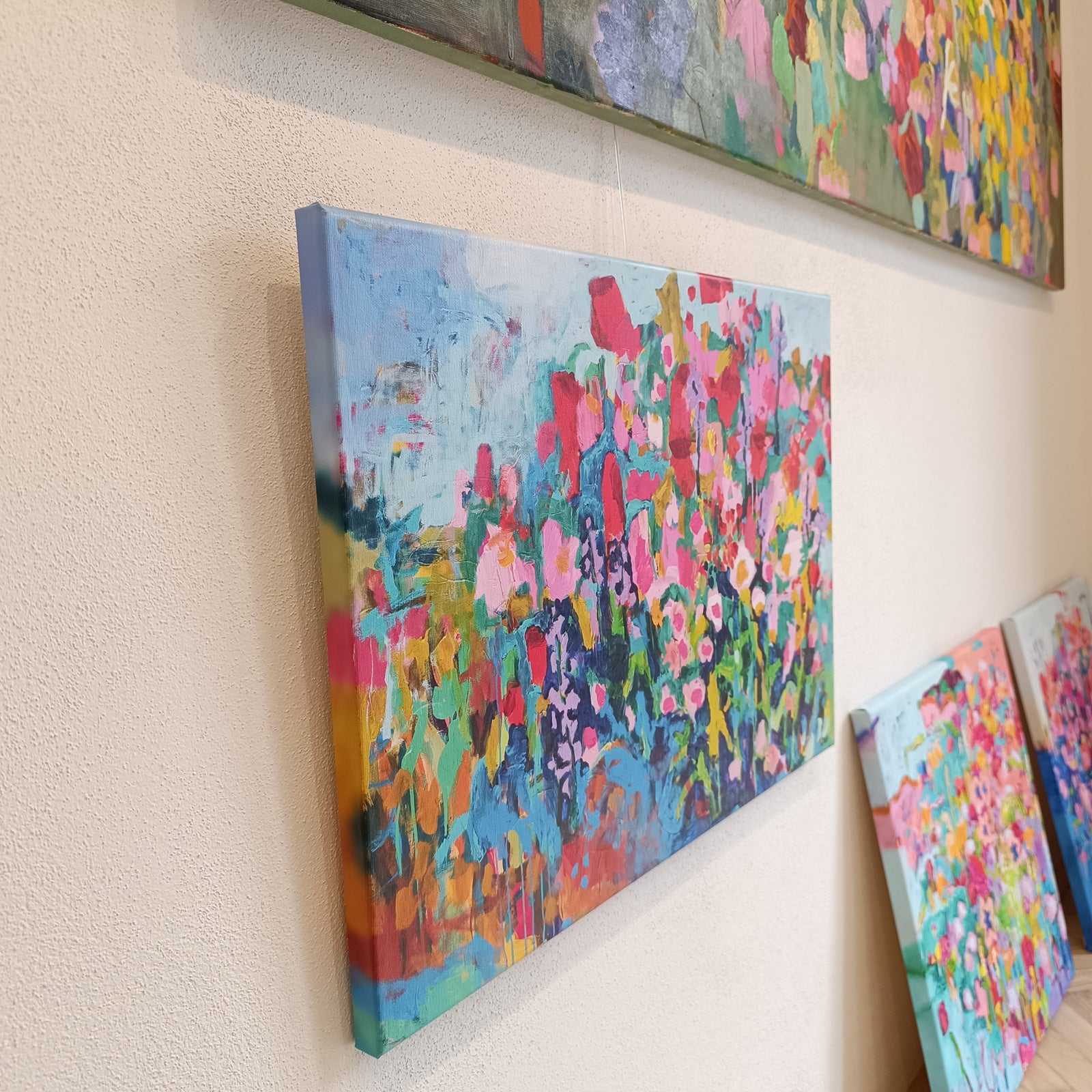 floral colorul wall art