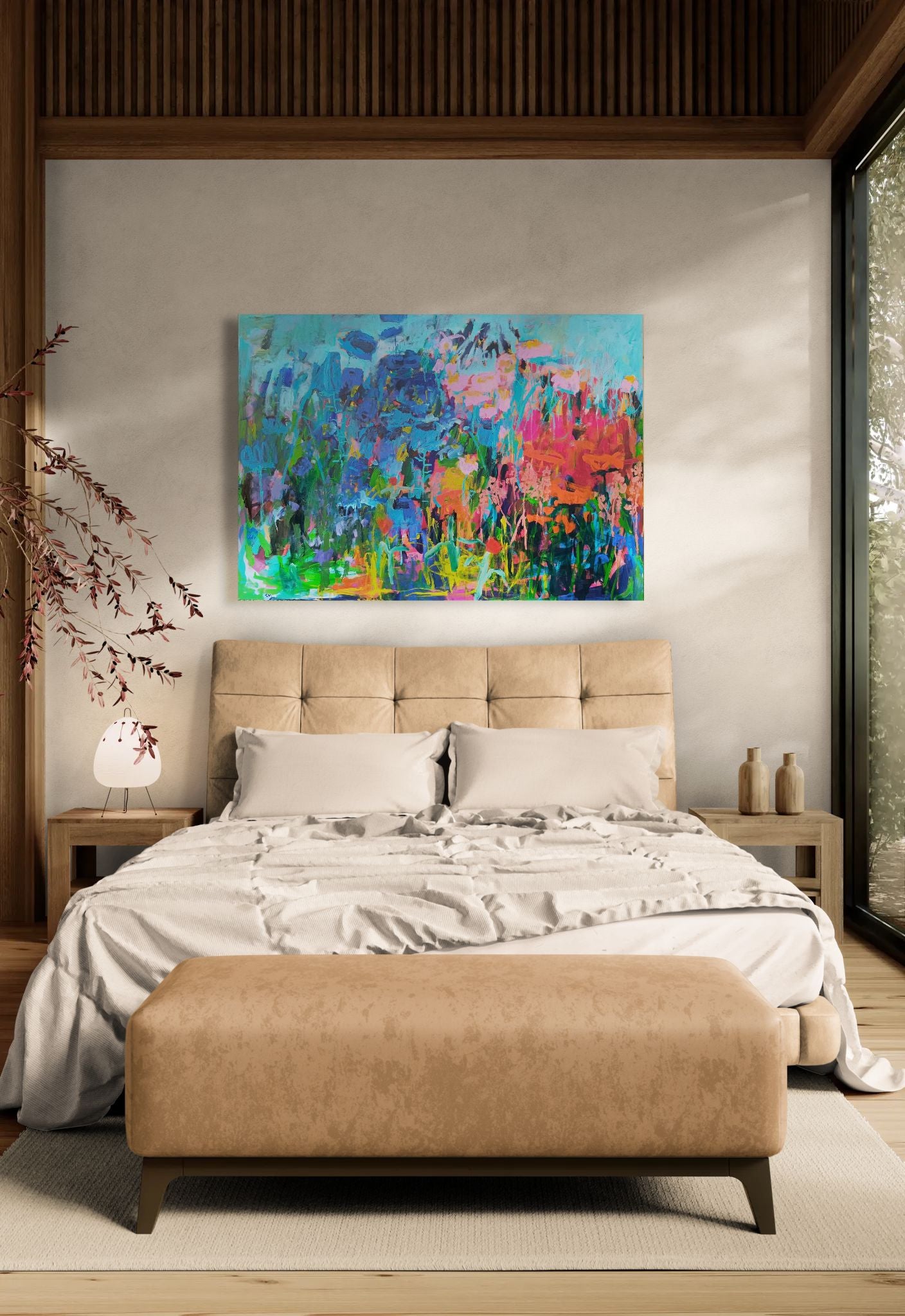 abstract colorful painting