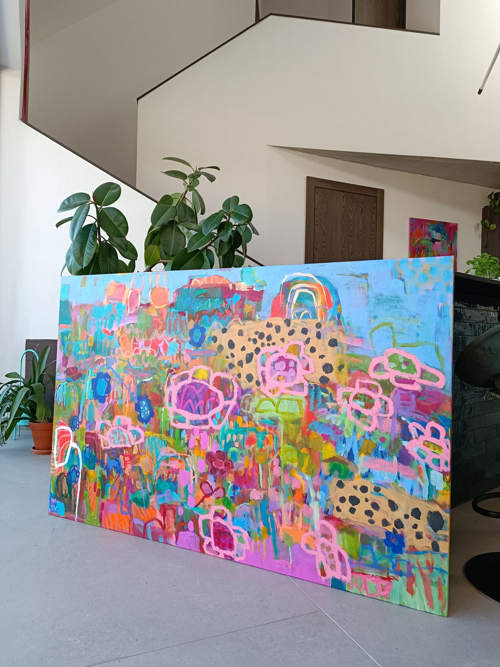 contemporary colorful painting