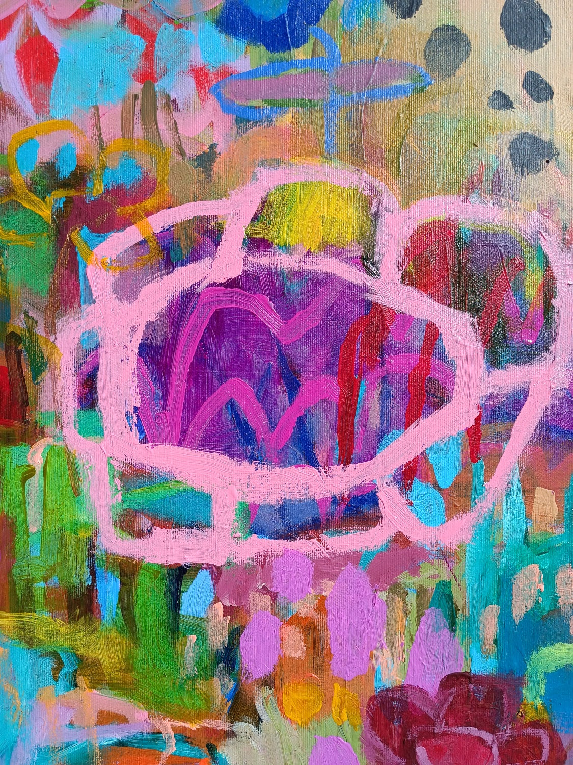 contemporary colorful painting