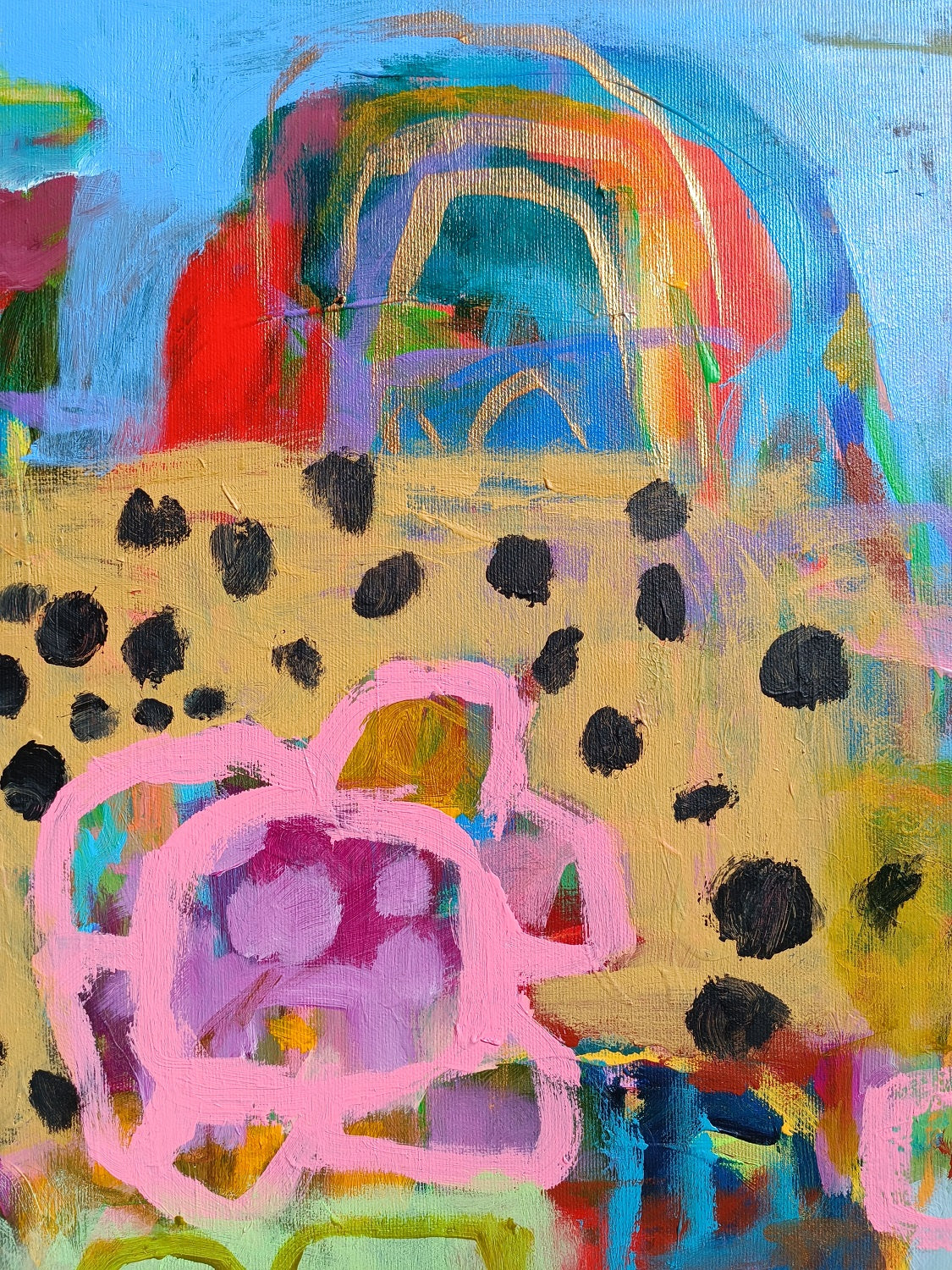 contemporary colorful painting