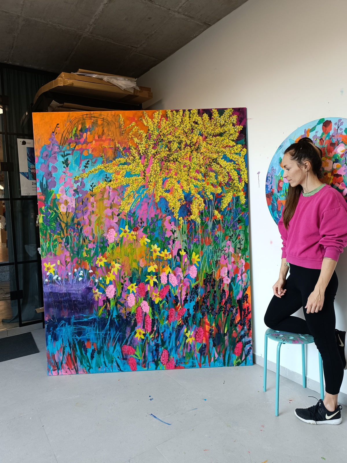 beautiful spring wall artwork