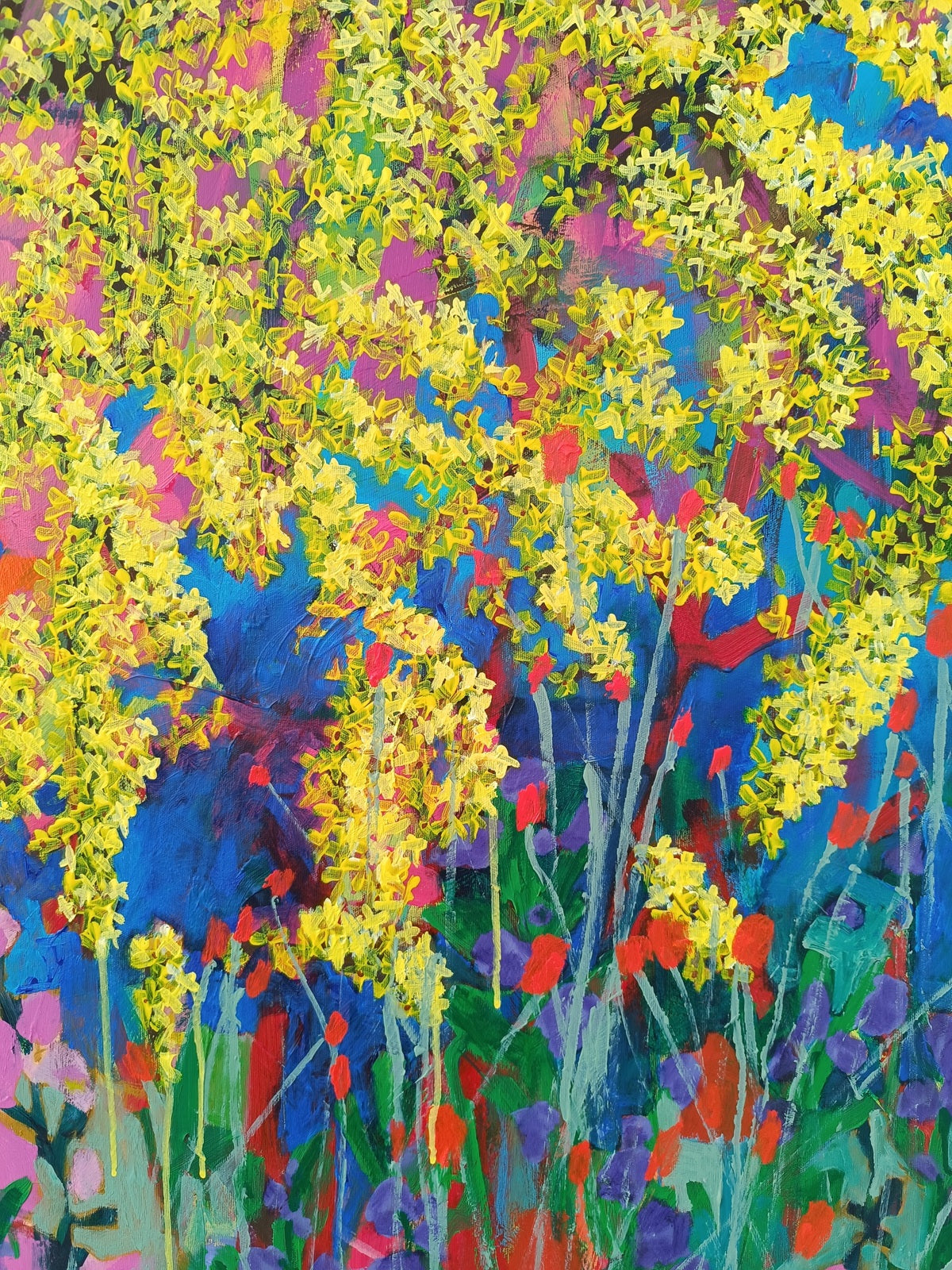 beautiful spring wall artwork