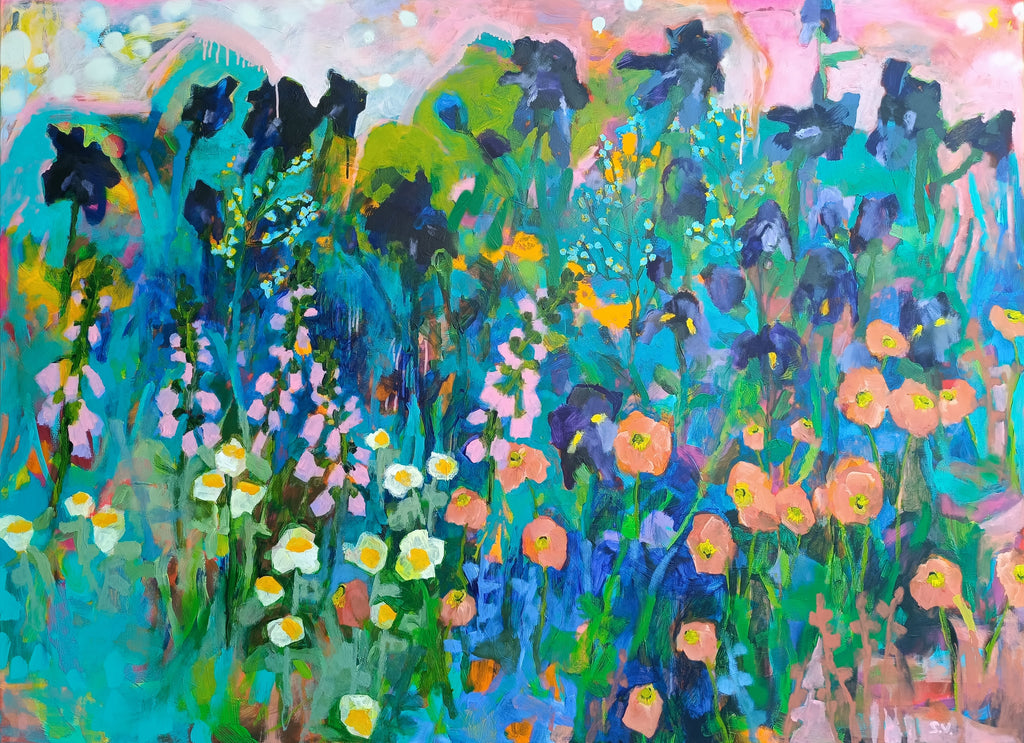 painting with flowers