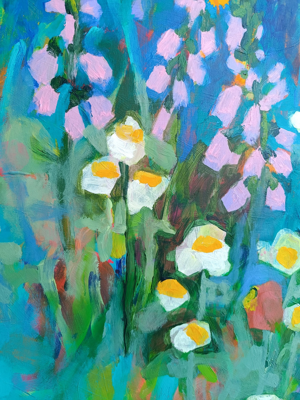 painting with flowers